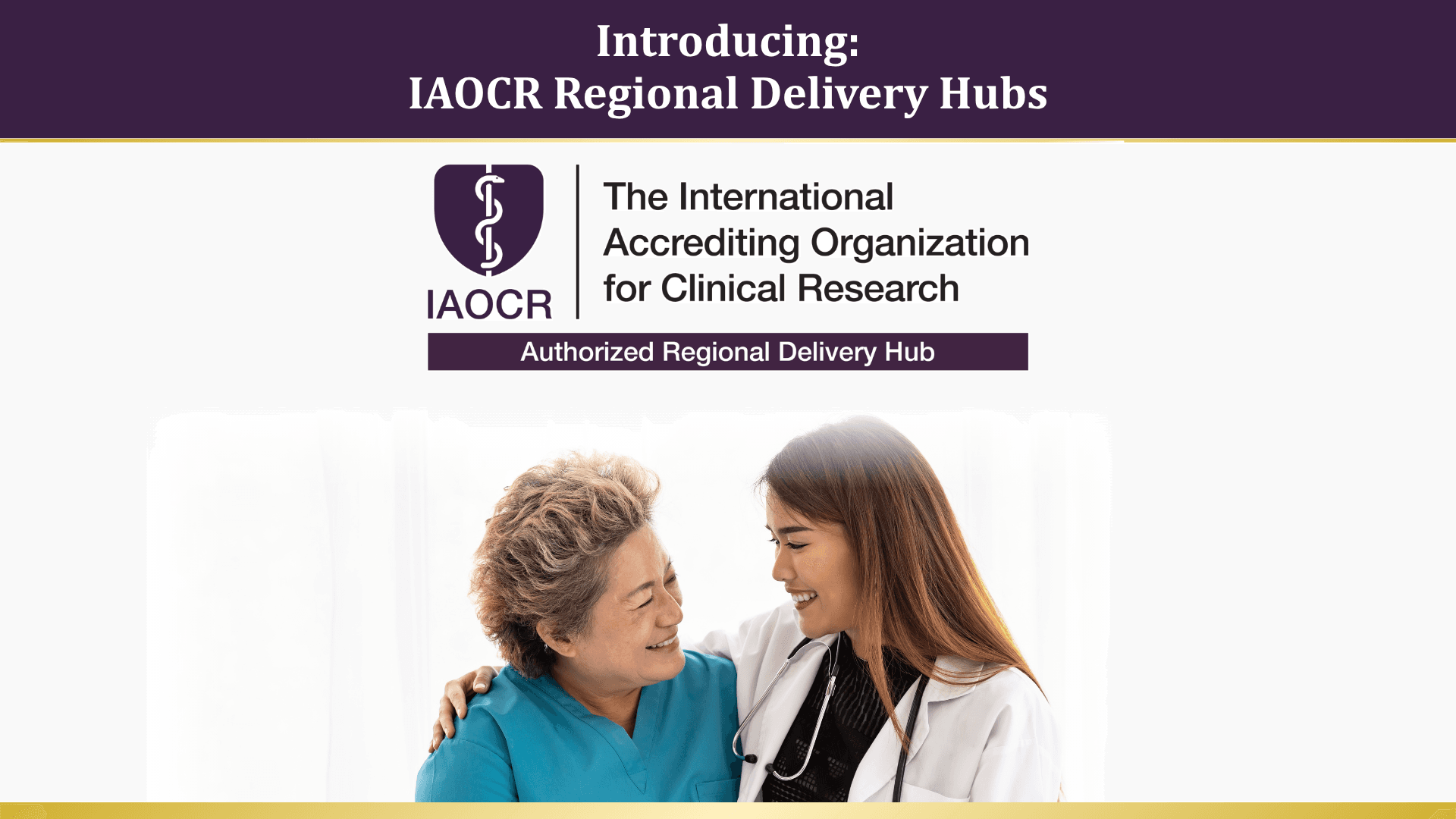 Introducing IAOCR Regional Delivery Hub